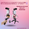 StreamSet Pro™️📸 -Tripode De Celular Con Luz Y Microfono