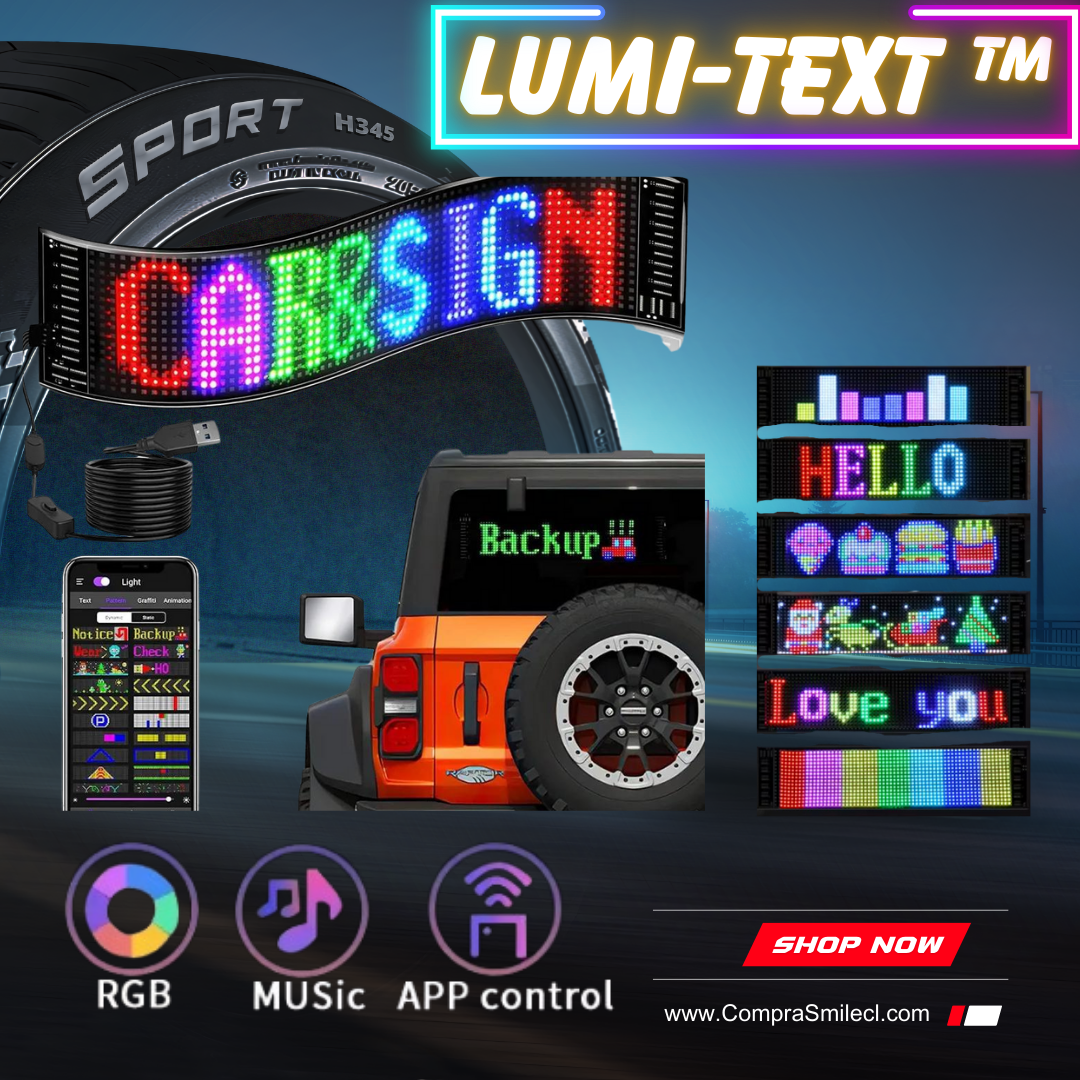 Lumi-Text™️🚨- Panel Led